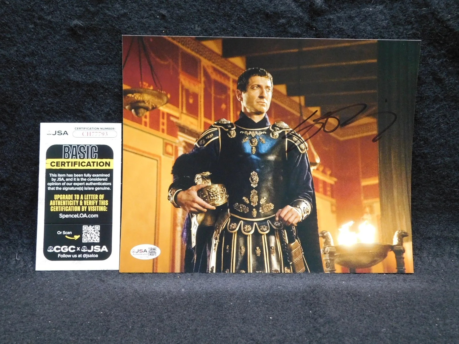 Sasha Roiz — Sasha Roiz Signed / Autographed 8x10 Photo Pompeii JSA COA