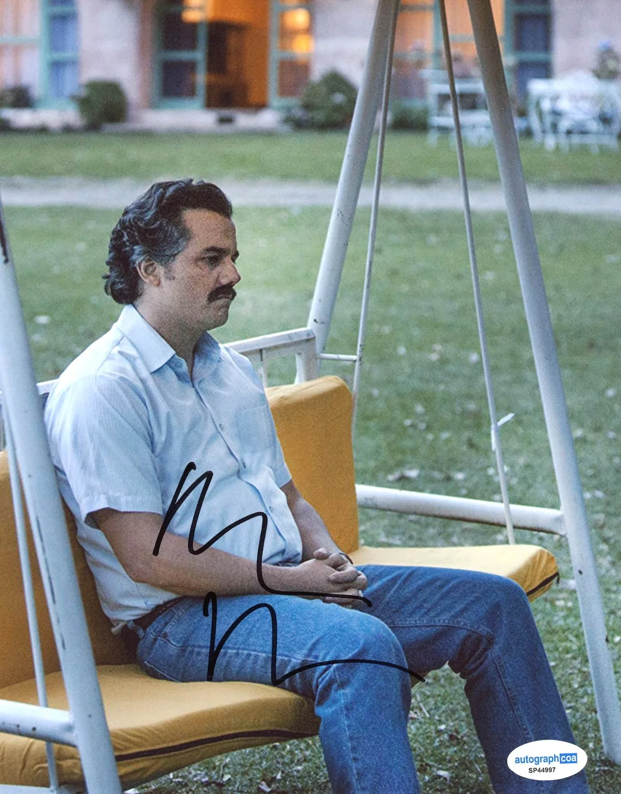 WAGNER MOURA — Wagner Moura signed "NARCOS" 8x10 Photo g EXACT PROOF Pablo Escobar ACOA COA, изображение 4
