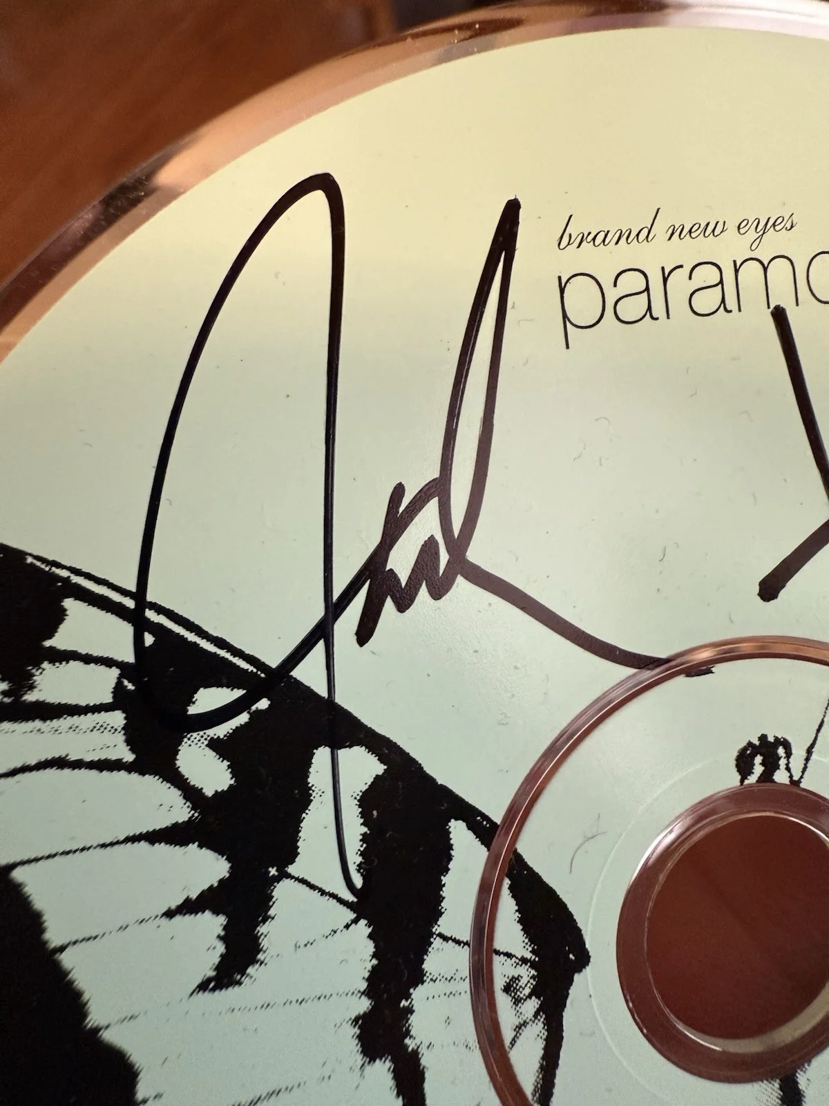 SIGNED Paramore BAND Brand new eyes CD 2009 Haley Zac Josh Jeremy Taylor, изображение 2