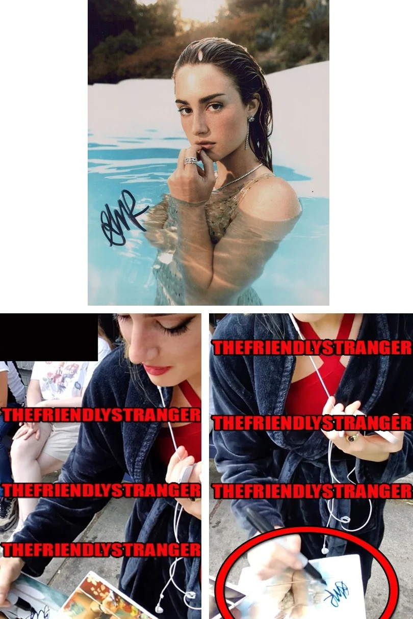 Grace Van Patten — Grace Van Patten signed Autograph 8x10 Photo EXACT PROOF b SEXY Tell Me Lies COA