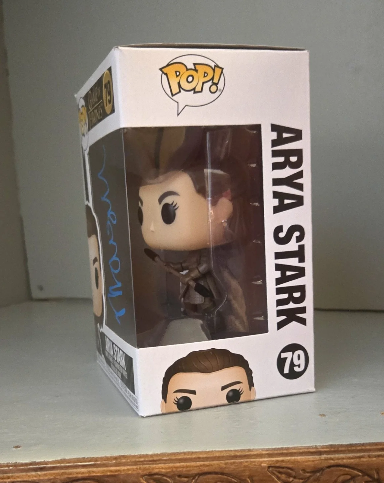 Maisie Williams — Signed Maisie Williams Game of Thrones Funko Pop 79 w/COA & Protector!, image 3