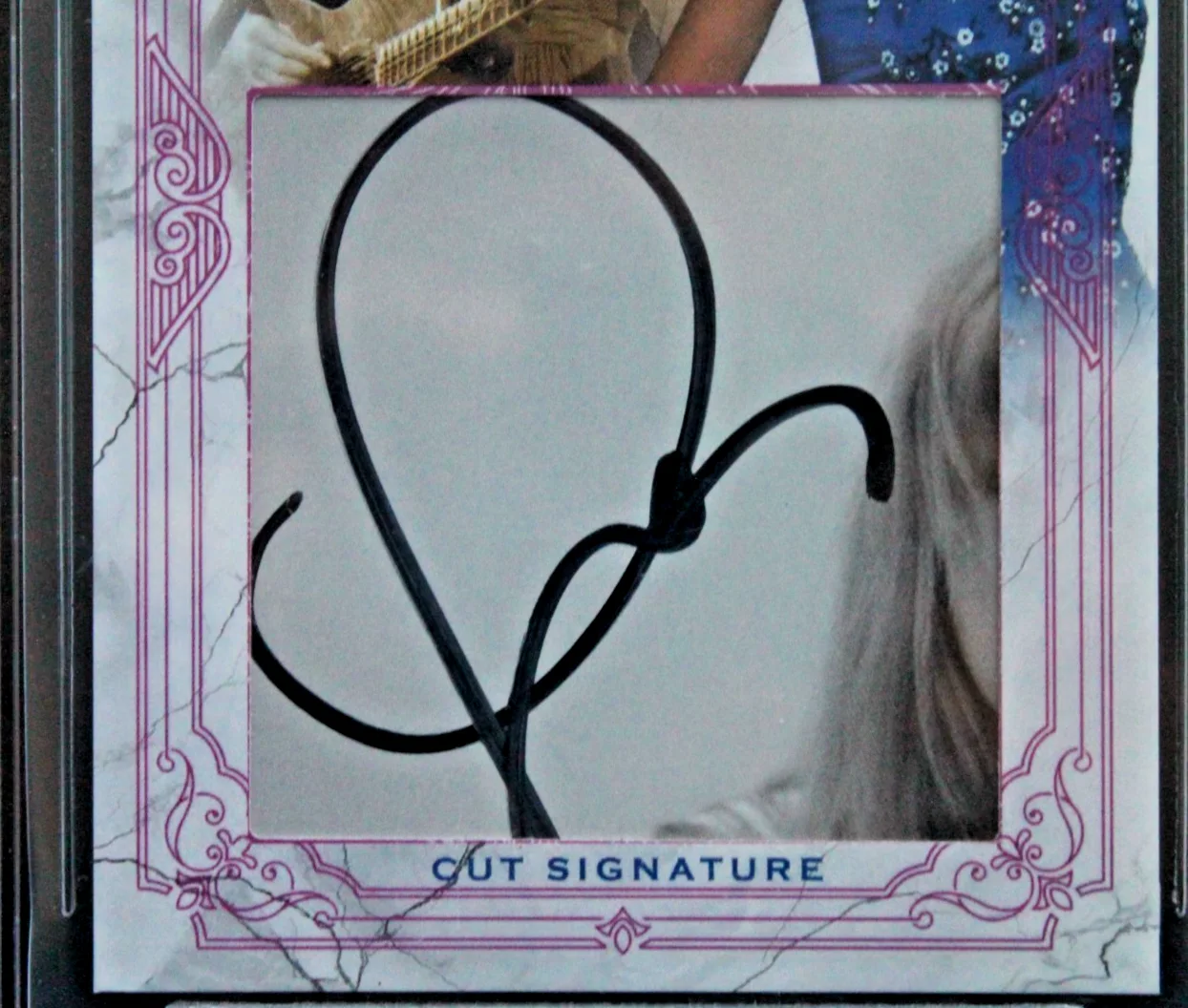 Taylor Swift Pop Star ERAS TOUR Custom Card Cut Signature Auto Autographed BAS, image 2