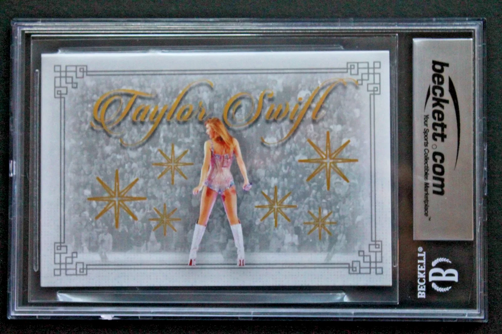 Taylor Swift Pop Star ERAS TOUR Custom Card Cut Signature Auto Autographed BAS, image 4