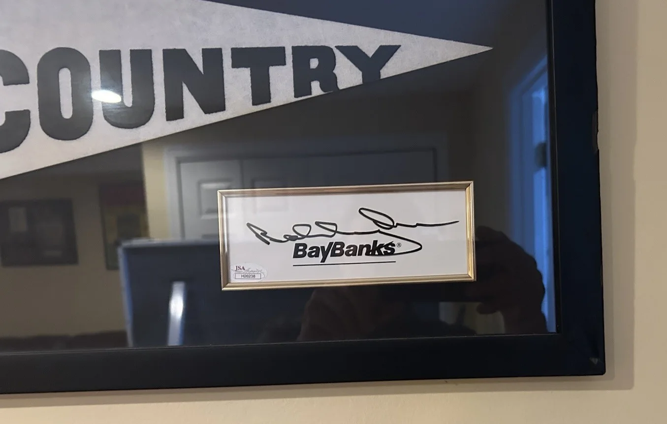 Bobby Orr — Bobby Orr Autographed Signed 33x15 Framed Pennant Boston Bruins Bay Banks JSA, изображение 2