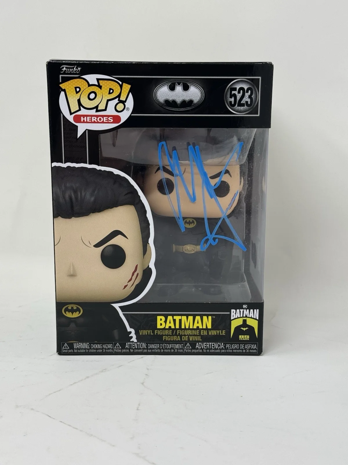 Christian Bale — Christian Bale Signed Autograph Batman Funko Pop 523 The Dark Knight Beckett COA, image 5