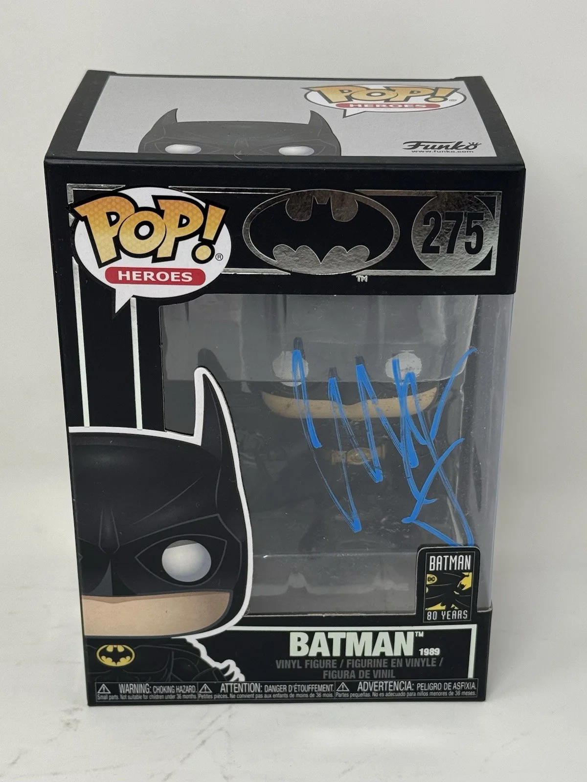 Christian Bale — Christian Bale Signed Batman Funko Pop Autograph The Dark Knight 275 Beckett COA, изображение 3