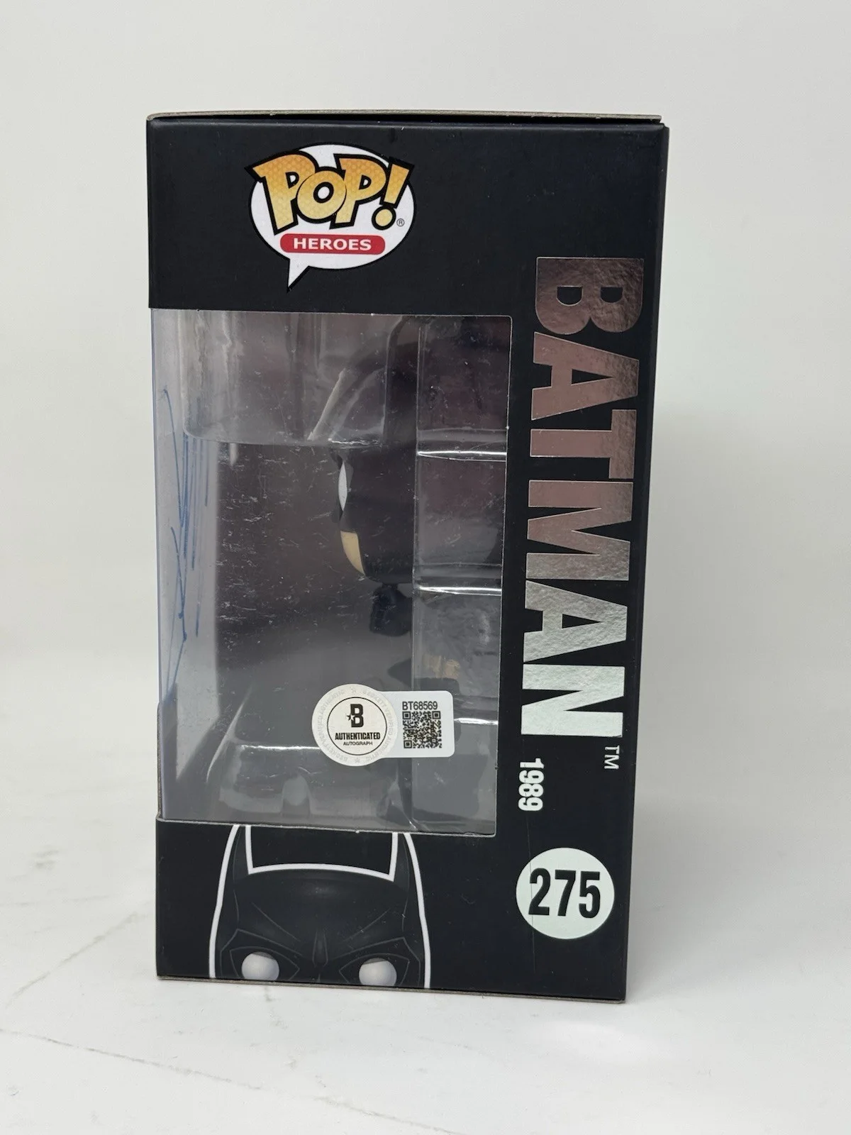 Christian Bale — Christian Bale Signed Batman Funko Pop Autograph The Dark Knight 275 Beckett COA, изображение 5