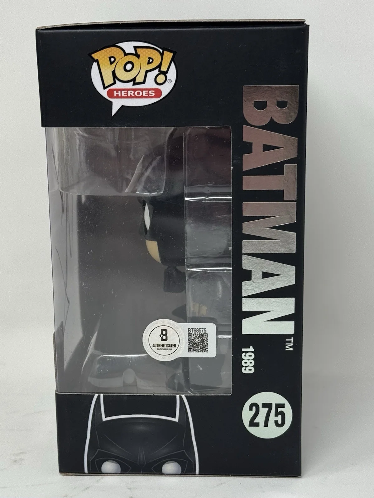 Christian Bale — Christian Bale Signed Batman Funko Pop Autograph The Dark Knight 275 Beckett COA, изображение 4