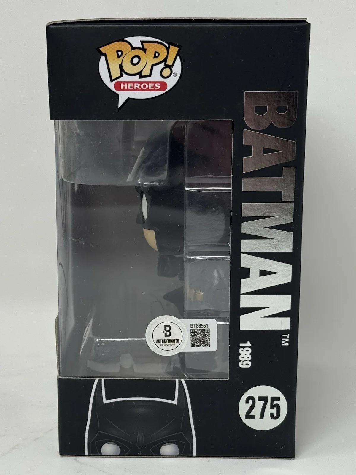 Christian Bale — Christian Bale Signed Batman Funko Pop Autograph The Dark Knight 275 Beckett COA, изображение 4