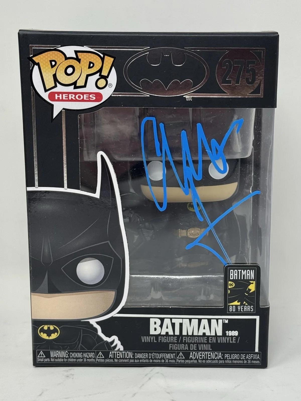 Christian Bale — Christian Bale Signed Batman Funko Pop Autograph The Dark Knight 275 Beckett COA, image 2