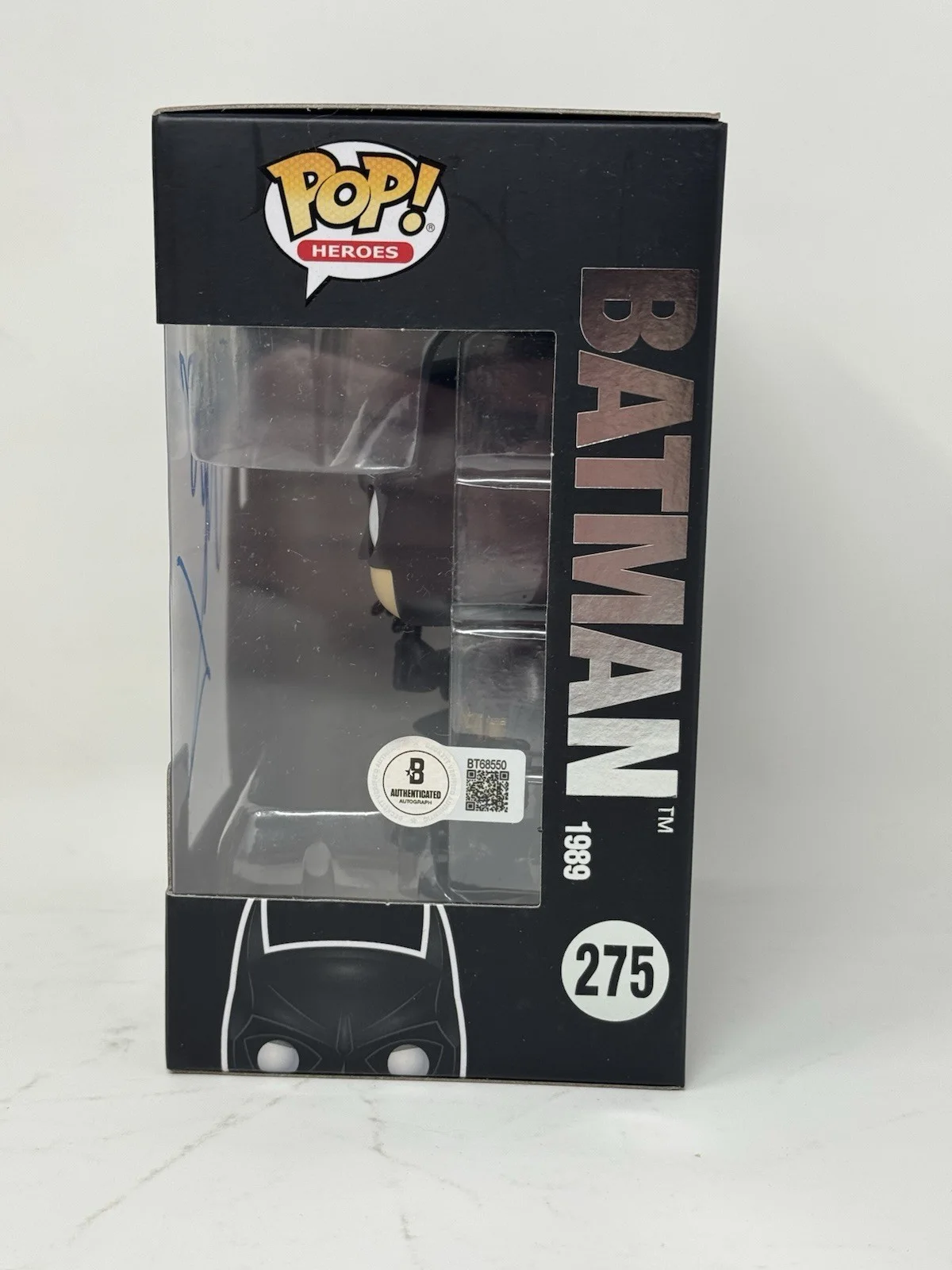 Christian Bale — Christian Bale Signed Batman Funko Pop Autograph The Dark Knight 275 Beckett COA, image 4