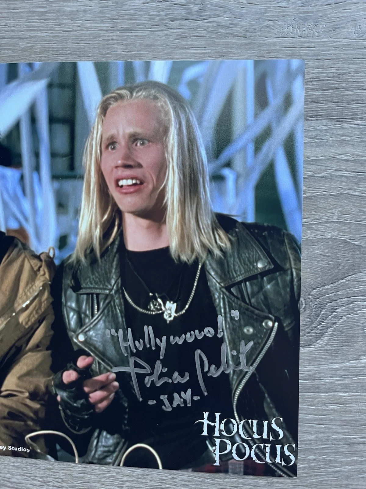 Tobias Jelinek — Tobias Jelinek Larry Bagby Signed Hocus Pocus 8x10 Photo Coolwaters COA, изображение 3