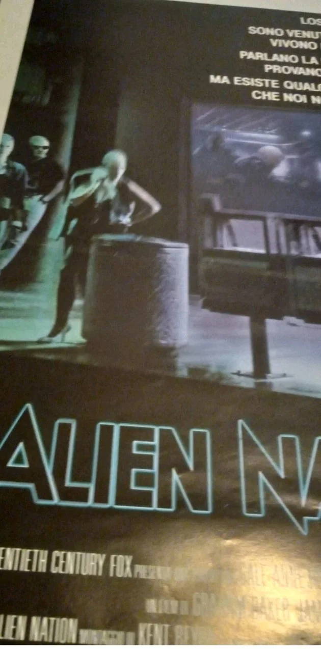 Alien Nation Italian Original Movie Poster Cinema. 1988 Rolled, изображение 2