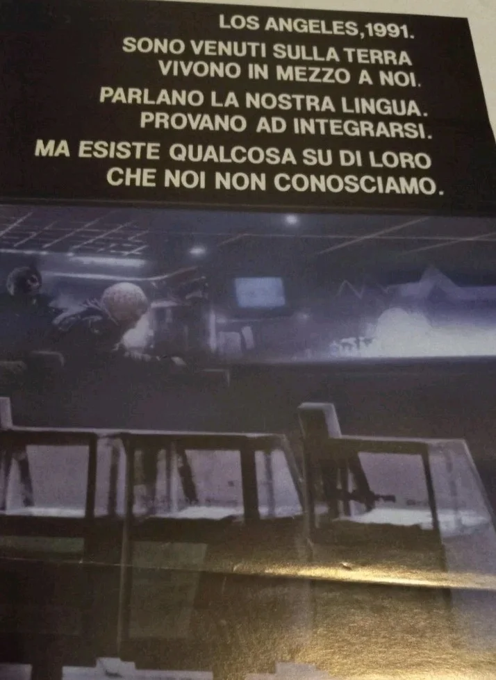 Alien Nation Italian Original Movie Poster Cinema. 1988 Rolled, изображение 3