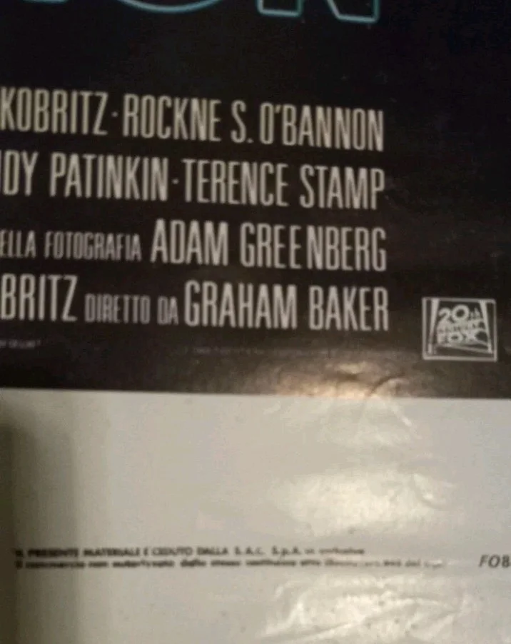 Alien Nation Italian Original Movie Poster Cinema. 1988 Rolled, изображение 4