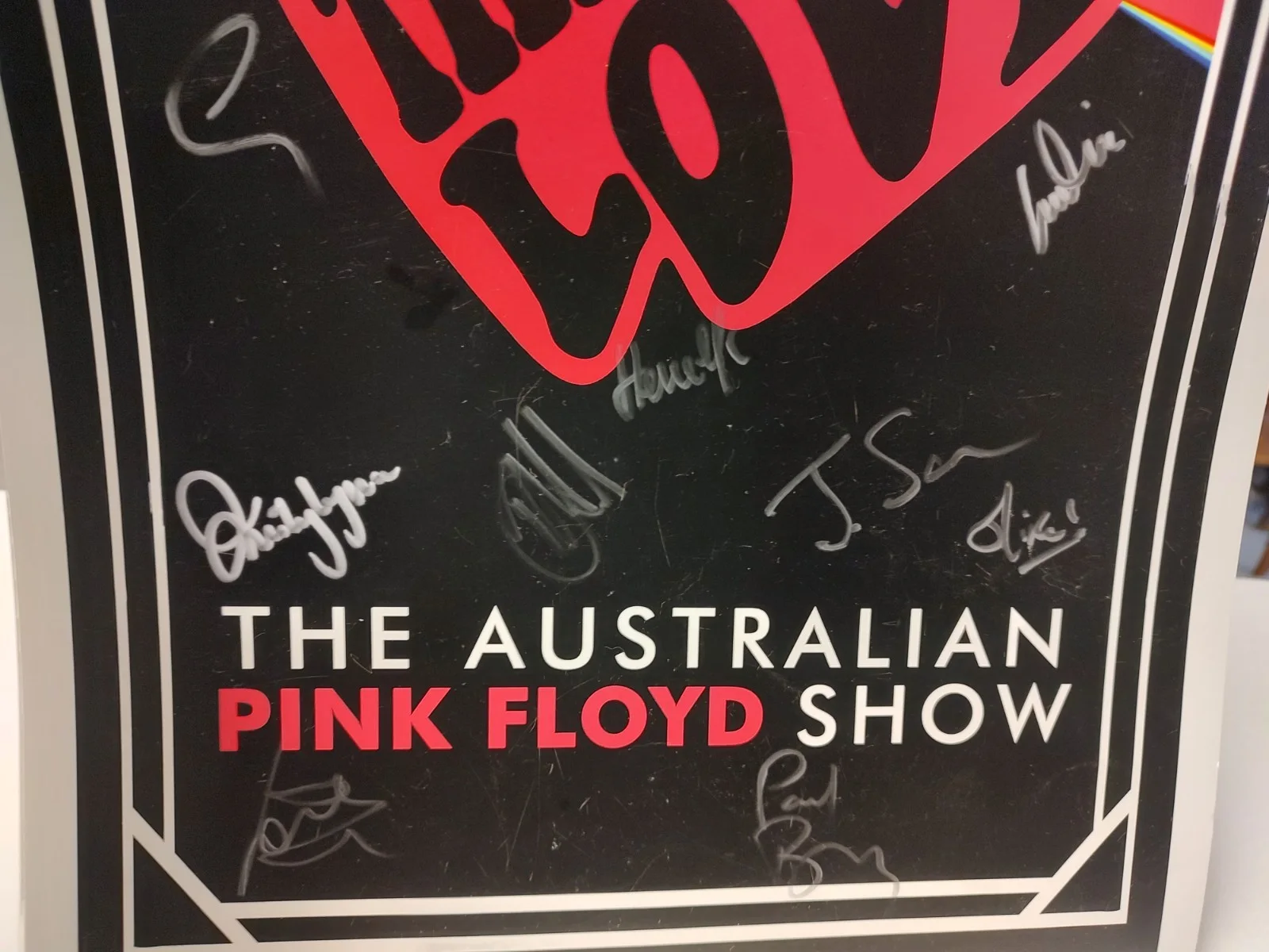 The Australian Pink Floyd Show Signed Poster 2019 World Tour All That You Love, изображение 5