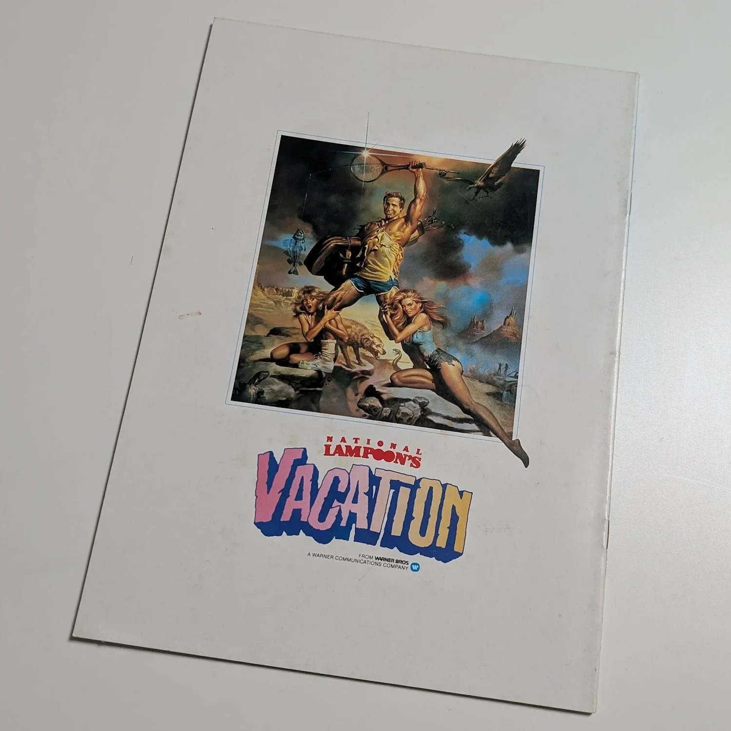 NATIONAL LAMPOON'S VACATION (1983) Vintage Japanese Movie Programme! Chevy Chase, image 2