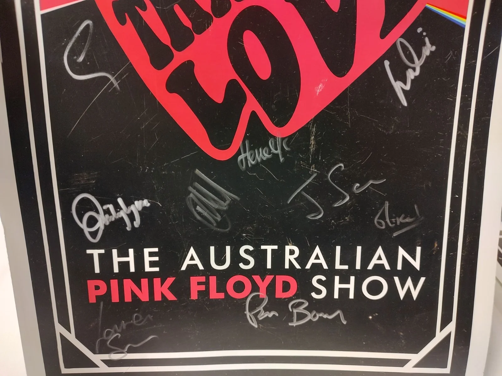 The Australian Pink Floyd Show Signed Poster 2019 World Tour All That You Love, изображение 3
