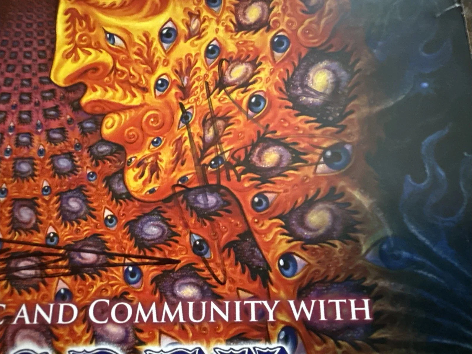 Tipper, Alex Grey & Allyson Grey, Jonathan Singer Signed Event poster, 11/19/11, изображение 4