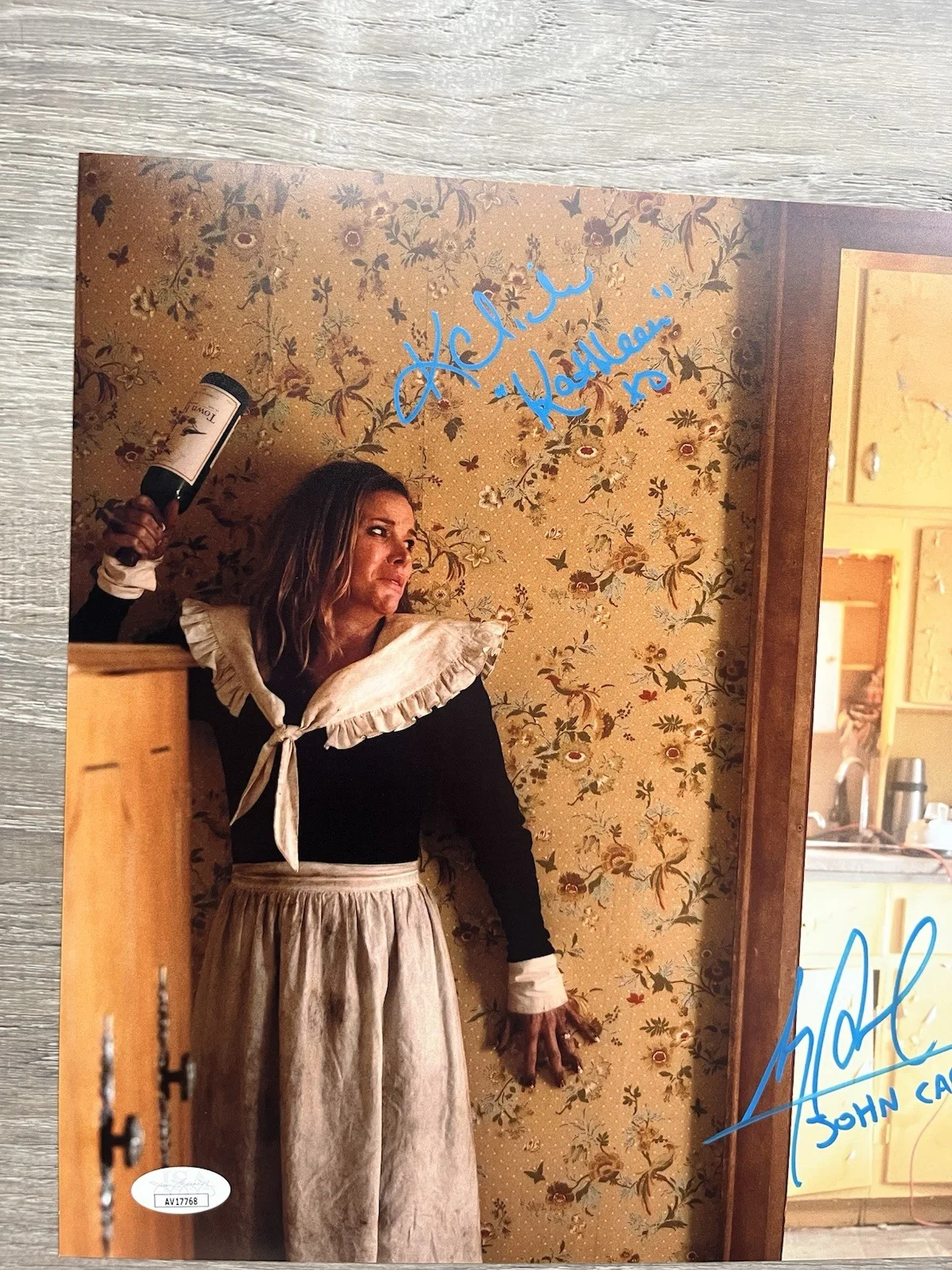 Karen Cliche Alex Armbruster Signed Thanksgiving 11x14 Photo JSA COA John Carver, изображение 3