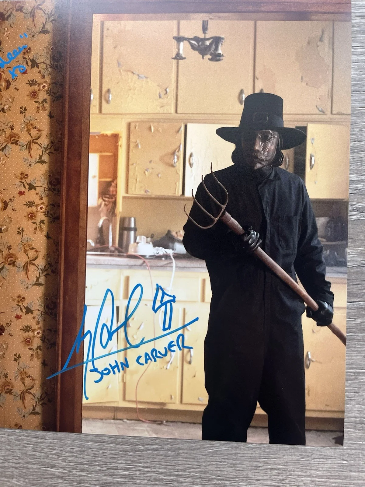 Karen Cliche Alex Armbruster Signed Thanksgiving 11x14 Photo JSA COA John Carver, изображение 4