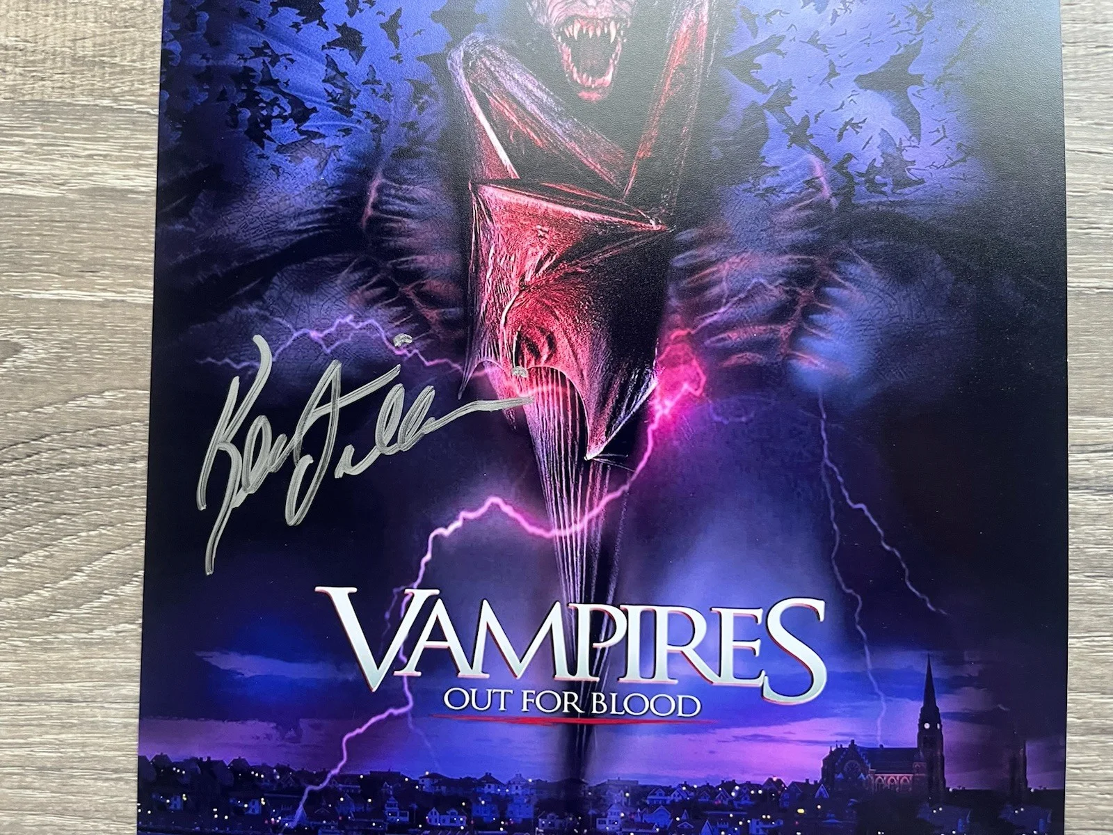 Kevin Dillon — Kevin Dillon Signed Vampires Out For Blood 8x10 Photo ACOA COA Horror Entourage, image 3