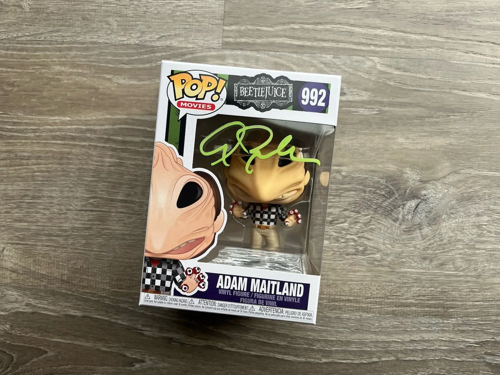 Alec Baldwin — Alec Baldwin Signed Adam Maitland Funko Pop JSA COA Beetlejuice Horror Auto, изображение 5