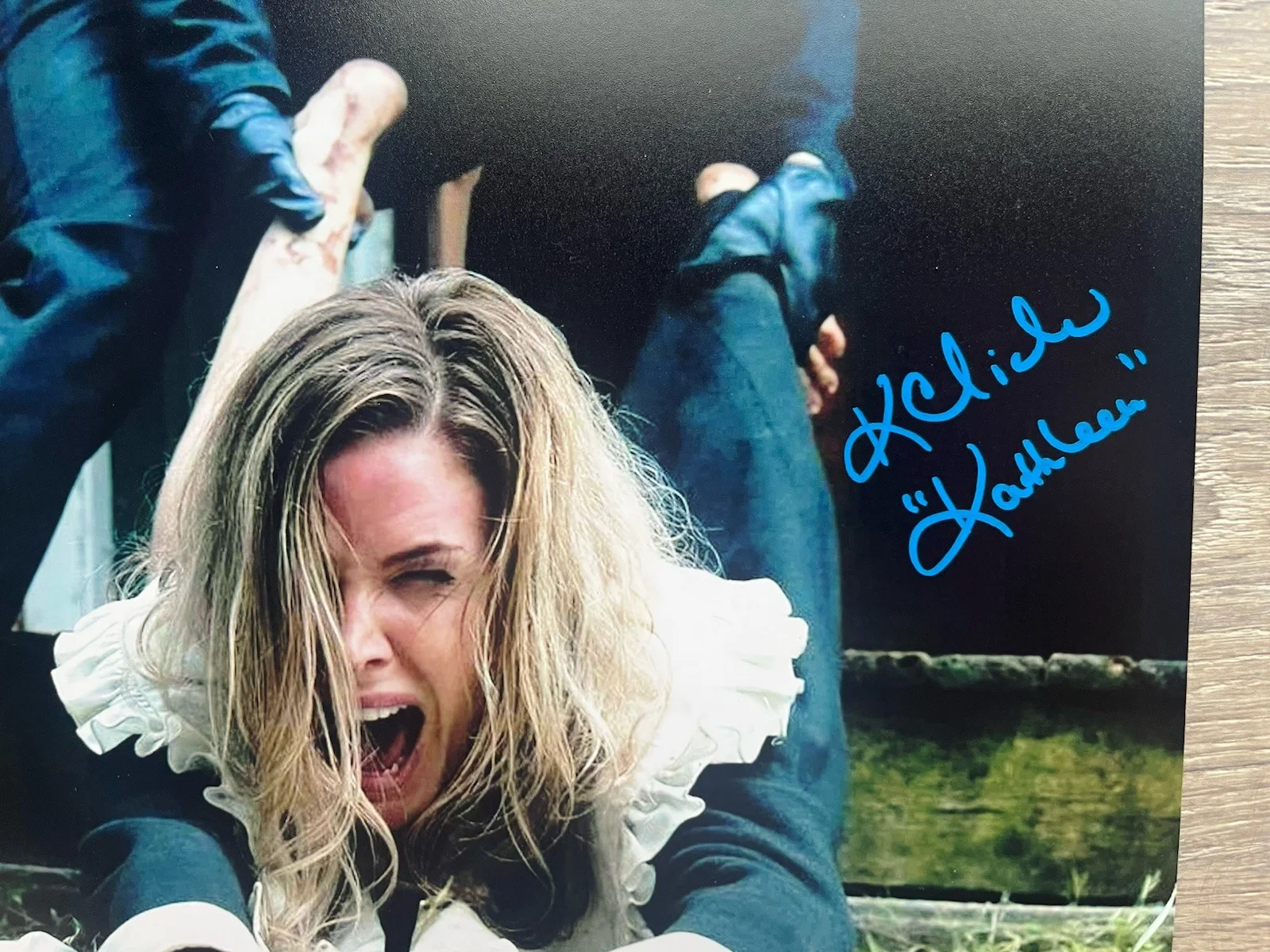 Karen Cliche Alex Armbruster Signed Thanksgiving 11x14 Photo JSA COA John Carver, изображение 5