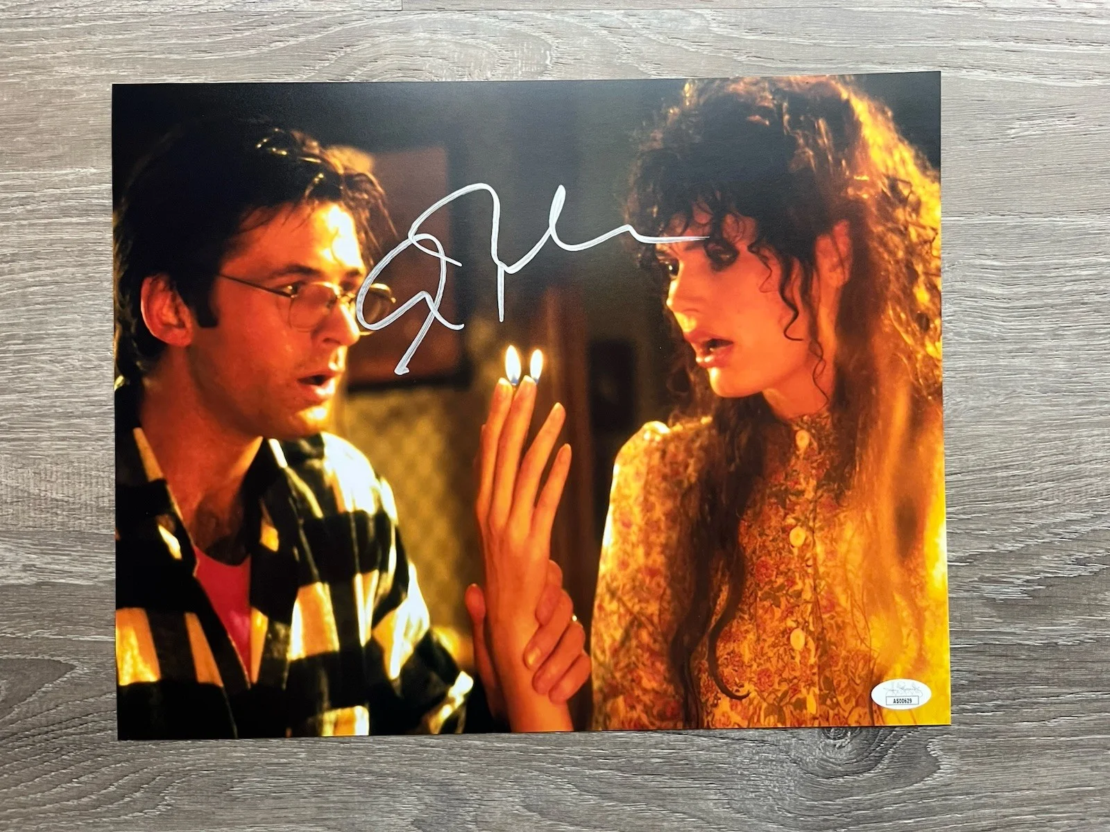 Alec Baldwin — Alec Baldwin Signed Beetlejuice 11x14 Photo JSA COA Adam Maitland Horror Auto, image 2