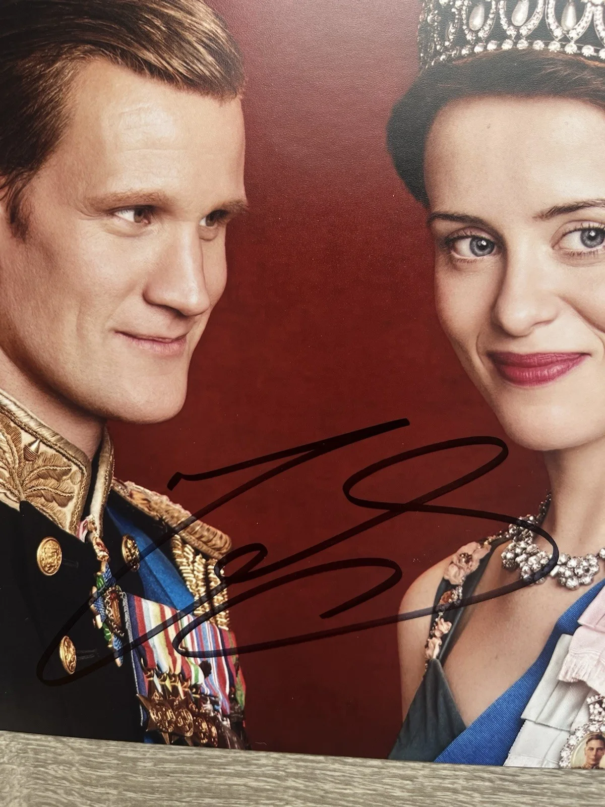 Matt Smith — Matt Smith Signed The Crown 8x10 Photo JSA COA Prince Philip Doctor Who, изображение 4