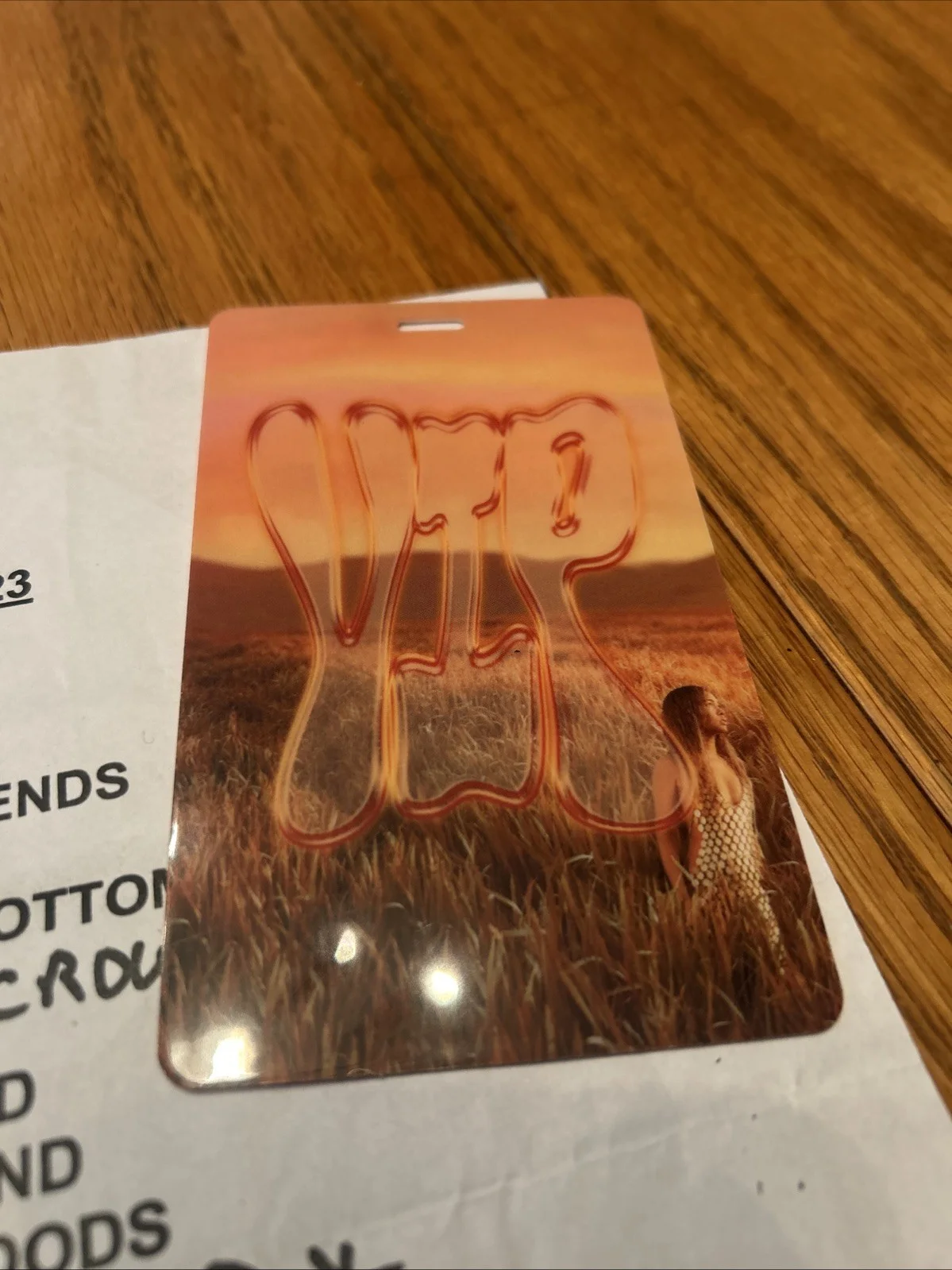 Hayley kiyoko Signed VIP Laminate & Concert Setlist - 5/30/2023 Irving Plaza NYC, изображение 3