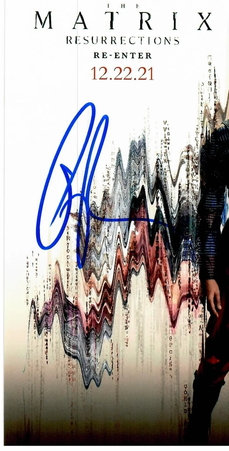 Priyanka Chopra — Priyanka Chopra The Matrix Resurrections Actress Signed 8 x 10 Photo TTM COA, изображение 2