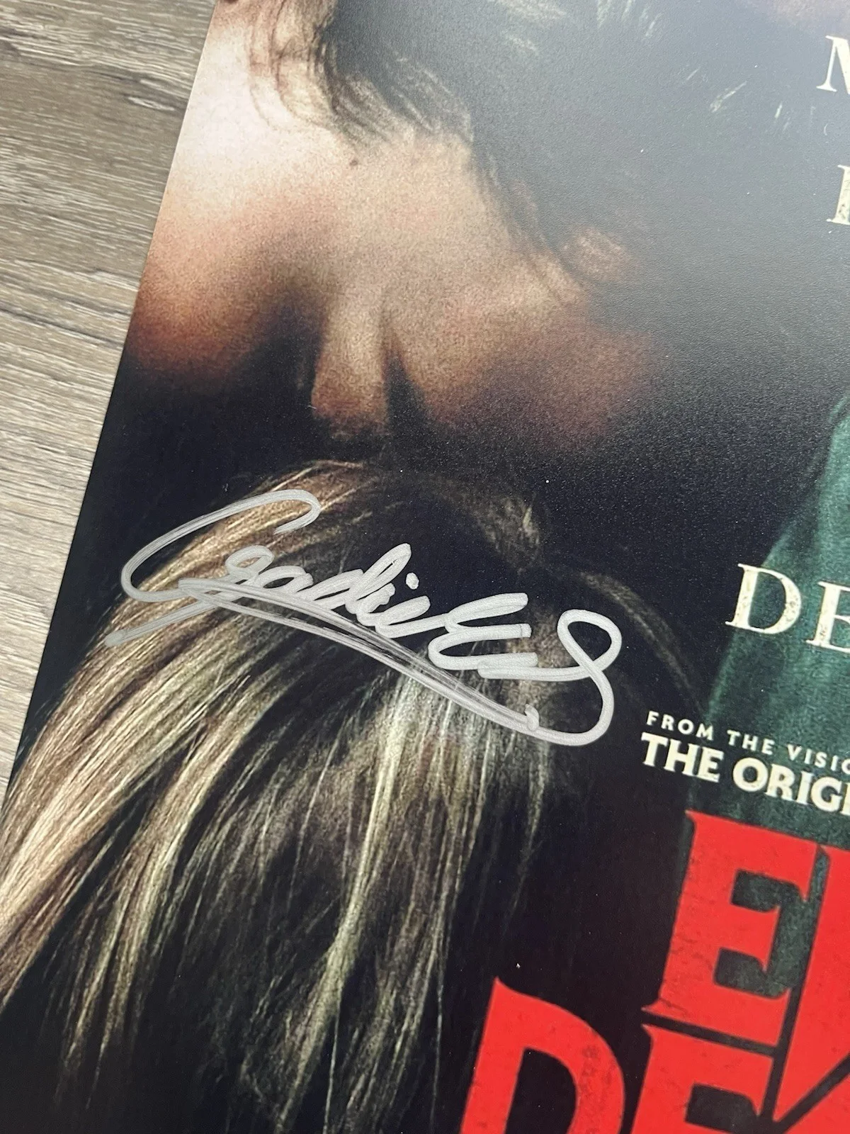 Alyssa Sutherland Gabrielle Echols Signed Evil Dead Rise 11x17 Photo JSA COA, image 4