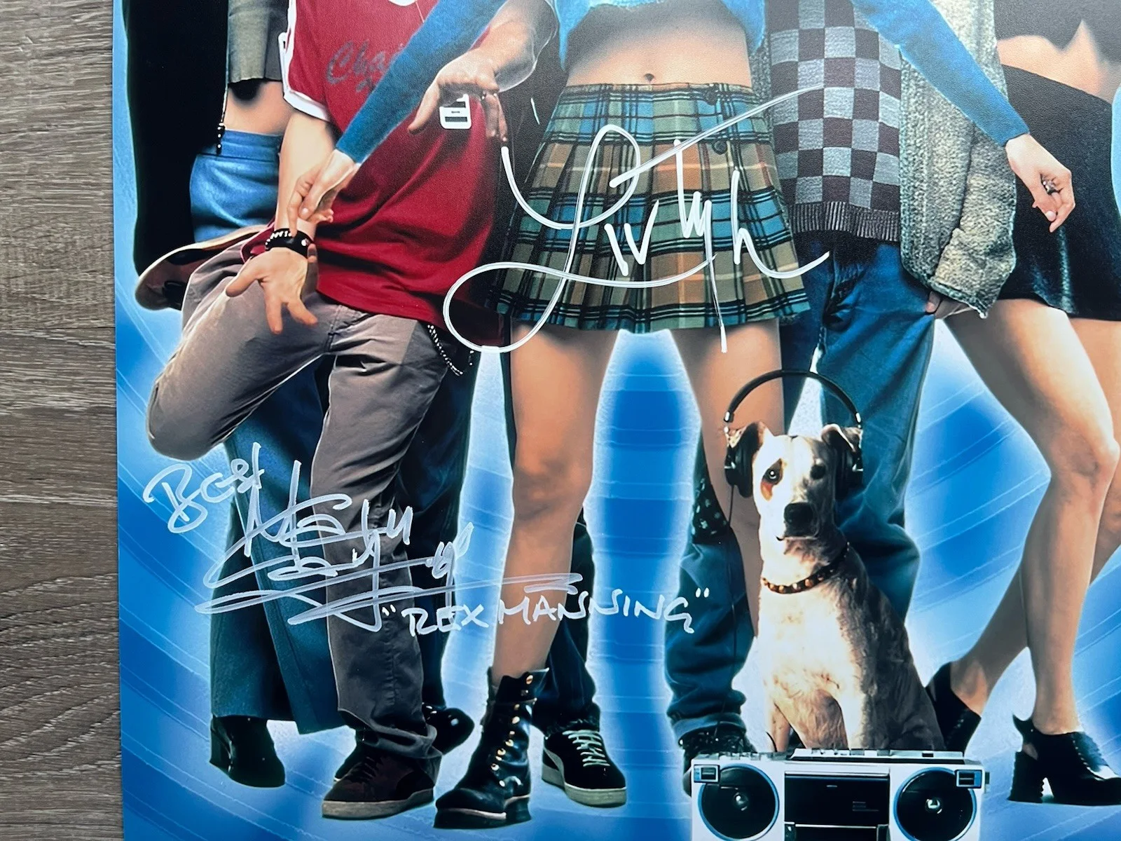 Liv Tyler and Maxwell Caulfield Signed Empire Records 11x17 Photo Beckett COA, изображение 3