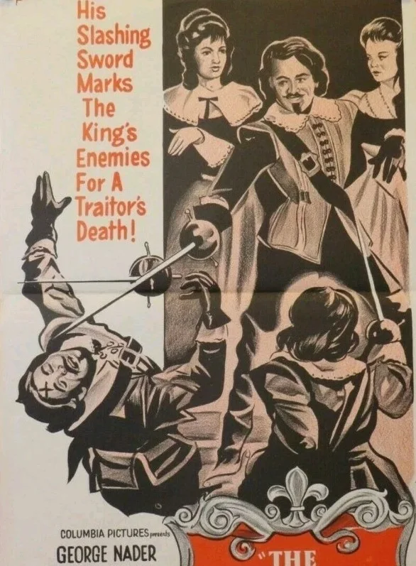 The Secret Mark of Dartagnan Australian Daybill Poster 1972 13" X 30" Inches, изображение 3