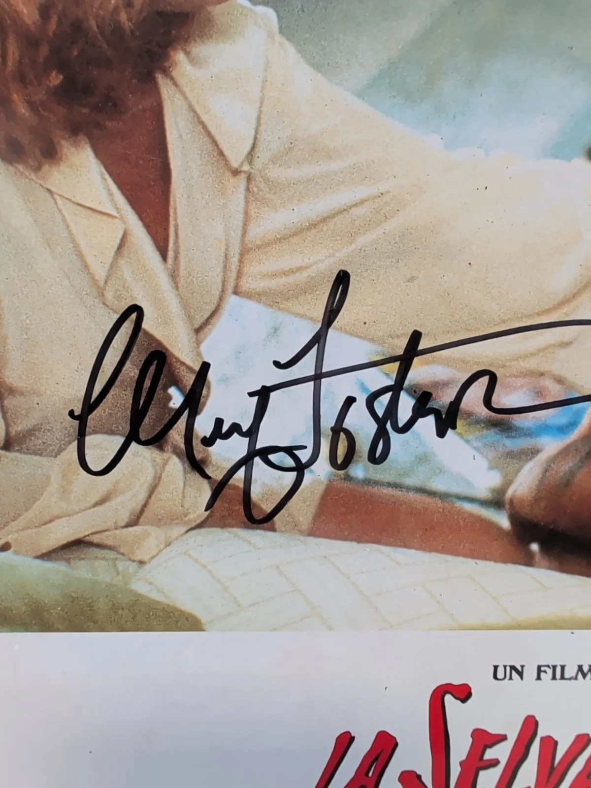Meg Foster — Meg Foster Signed La Selva Esmeralda Movie Lobby Card - JSA, изображение 2