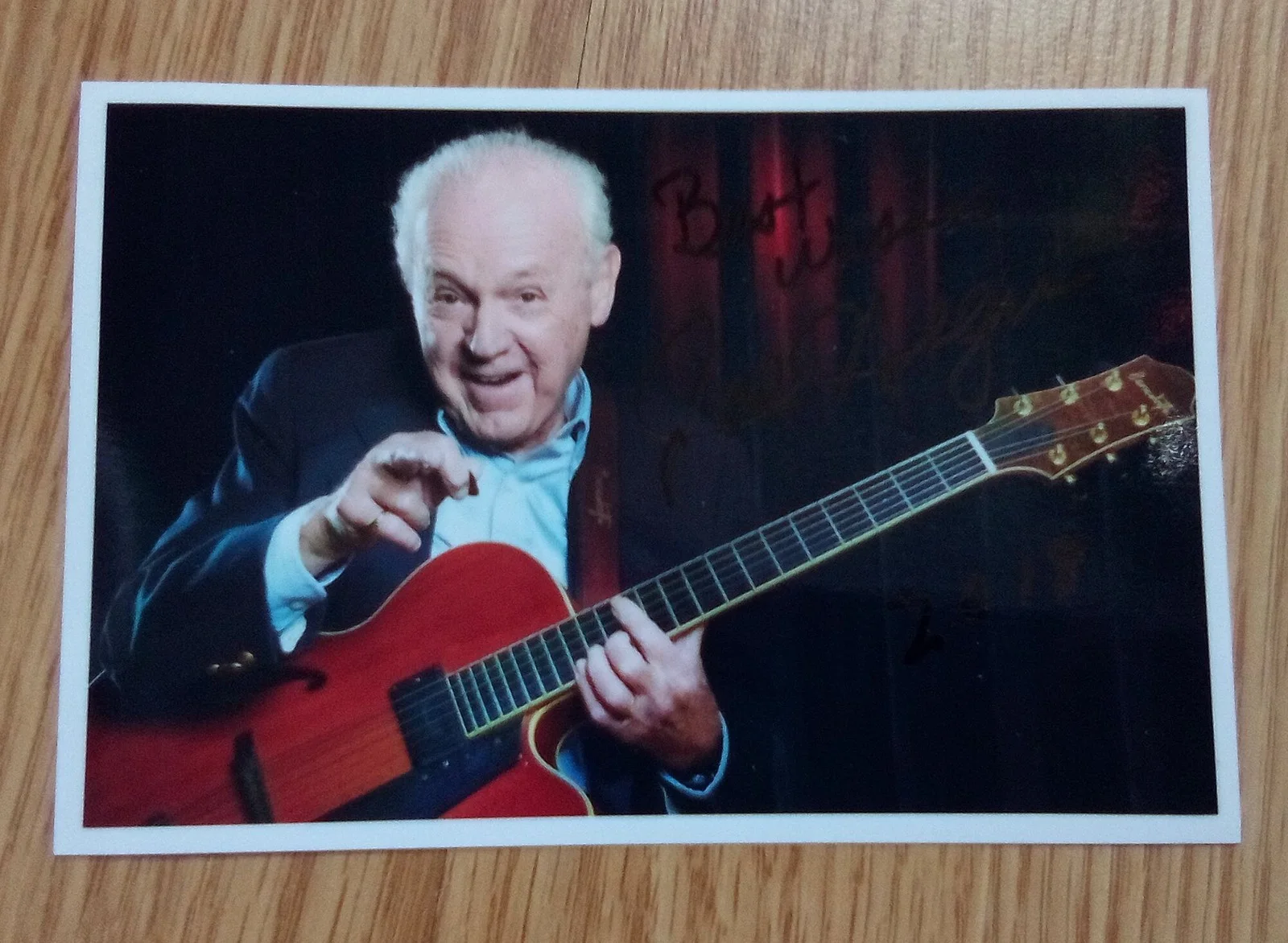 JOE NEGRI Signed 4X6 Photo Blues Jazz Music Mr. Rogers Neighborhood Autographed, изображение 2