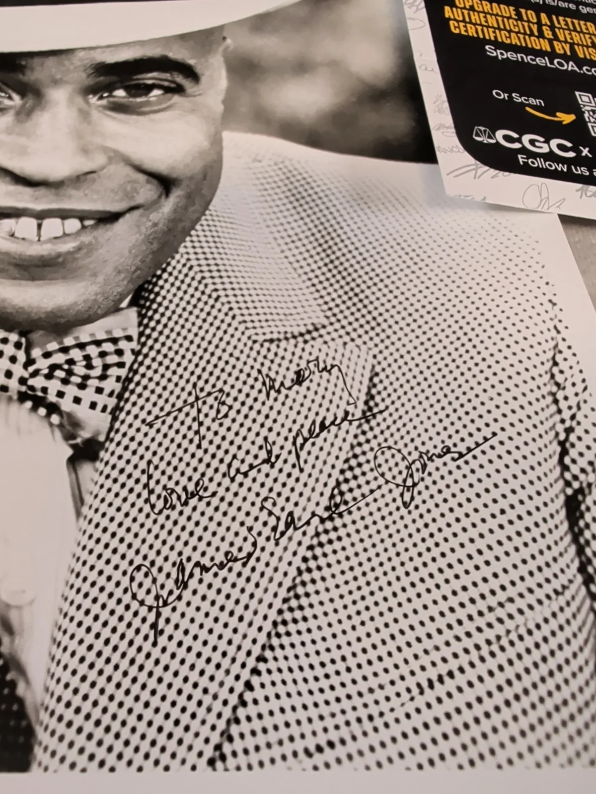 James Earl Jones — Rare 1980's JAMES EARL JONES Signed 8x10 Photo-Great Image- JSA Authentication, изображение 2