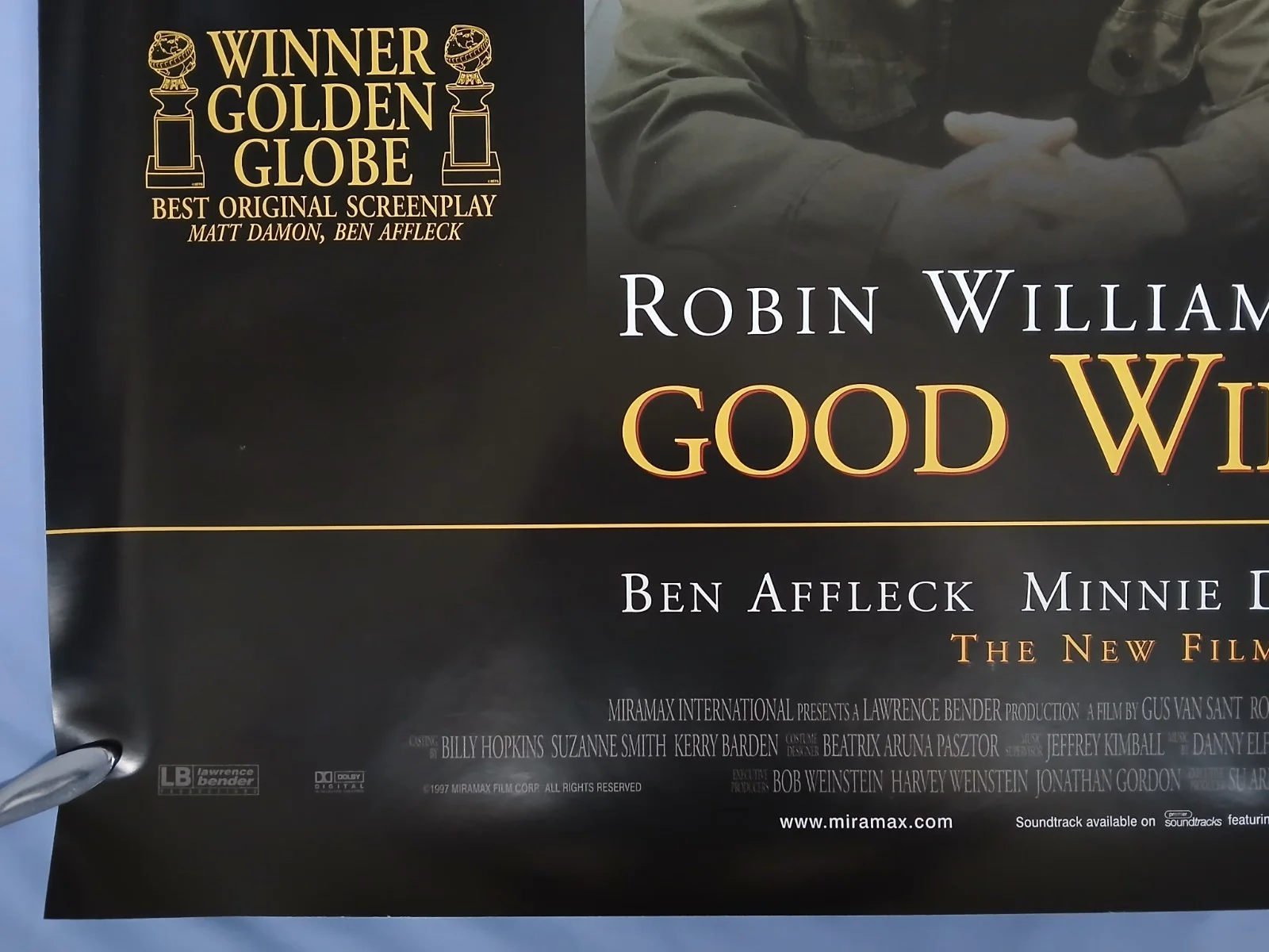 GOOD WILL HUNTING (1997) original UK quad poster - Matt Damon, Robin Williams, изображение 4