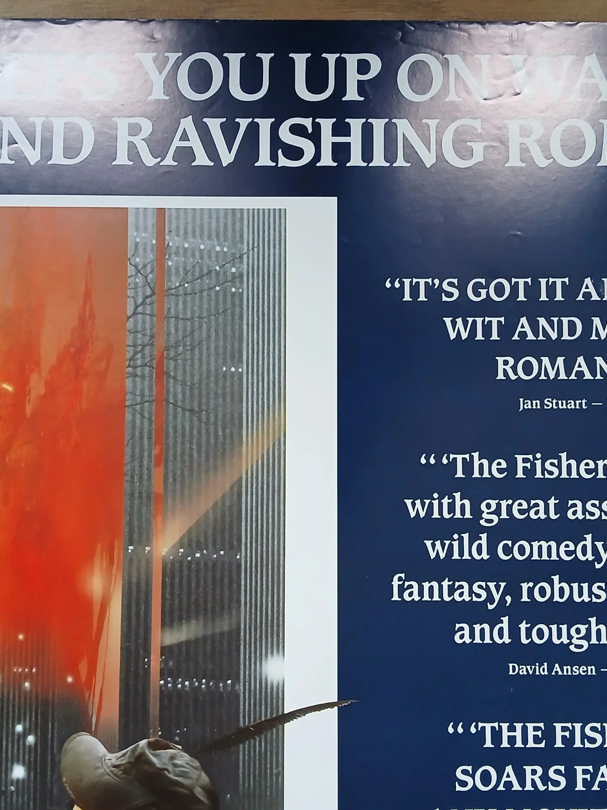 THE FISHER KING (1991) rolled original UK quad poster - Robin Williams - Gilliam, изображение 4