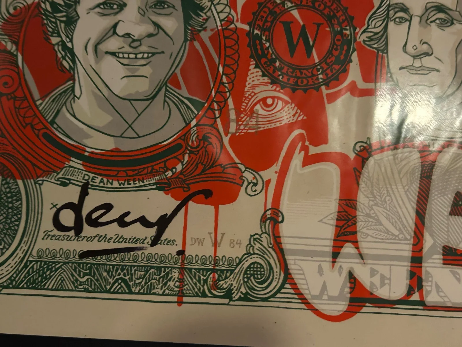 Ween Broomfield 2016 Poster – Tyler Stout Band Signed Edition, image 3