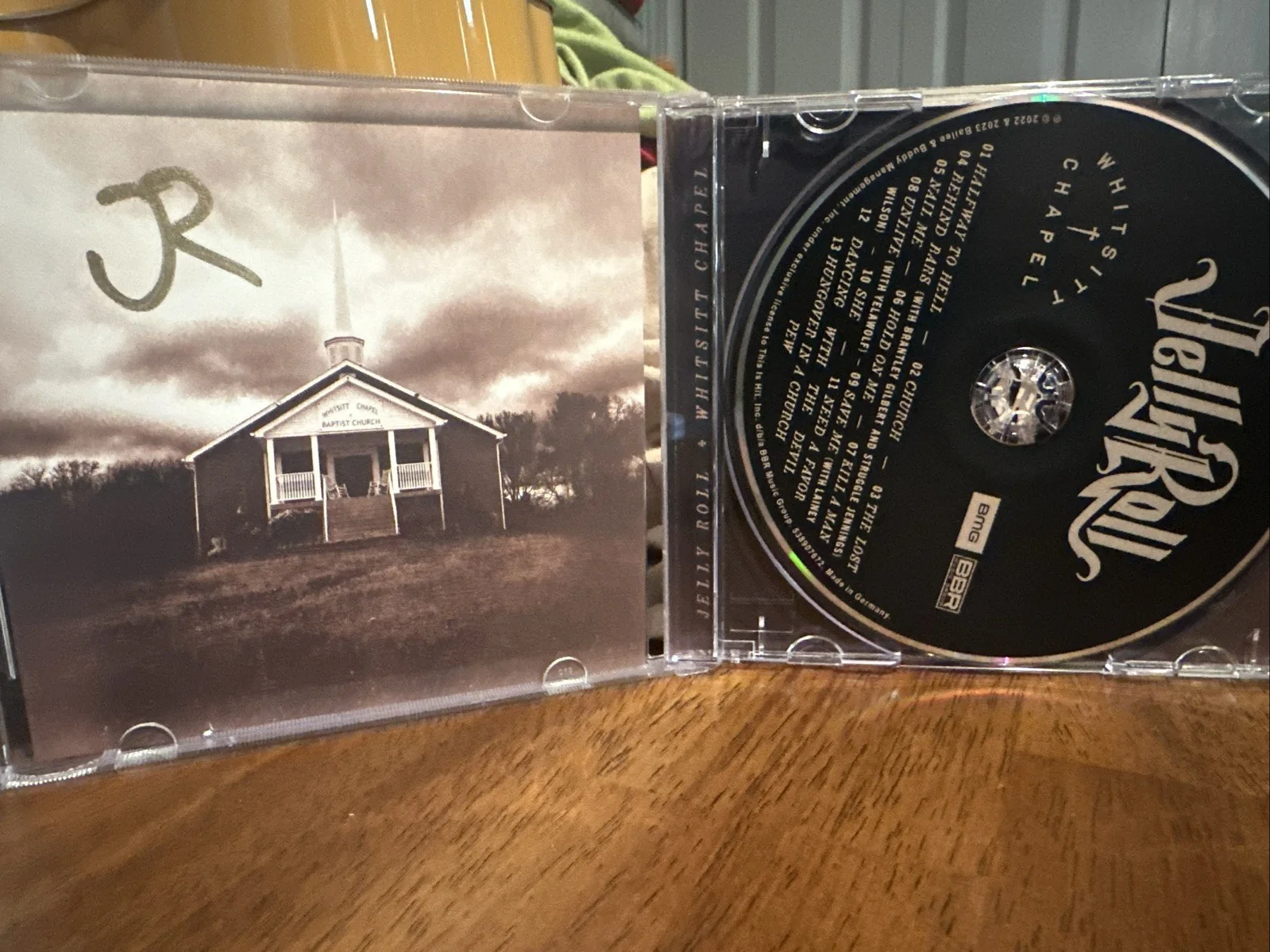 Jelly Roll Whitsitt Chapel SIGNED Vinyl Cover RARE AUTOGRAPH No CD, изображение 3
