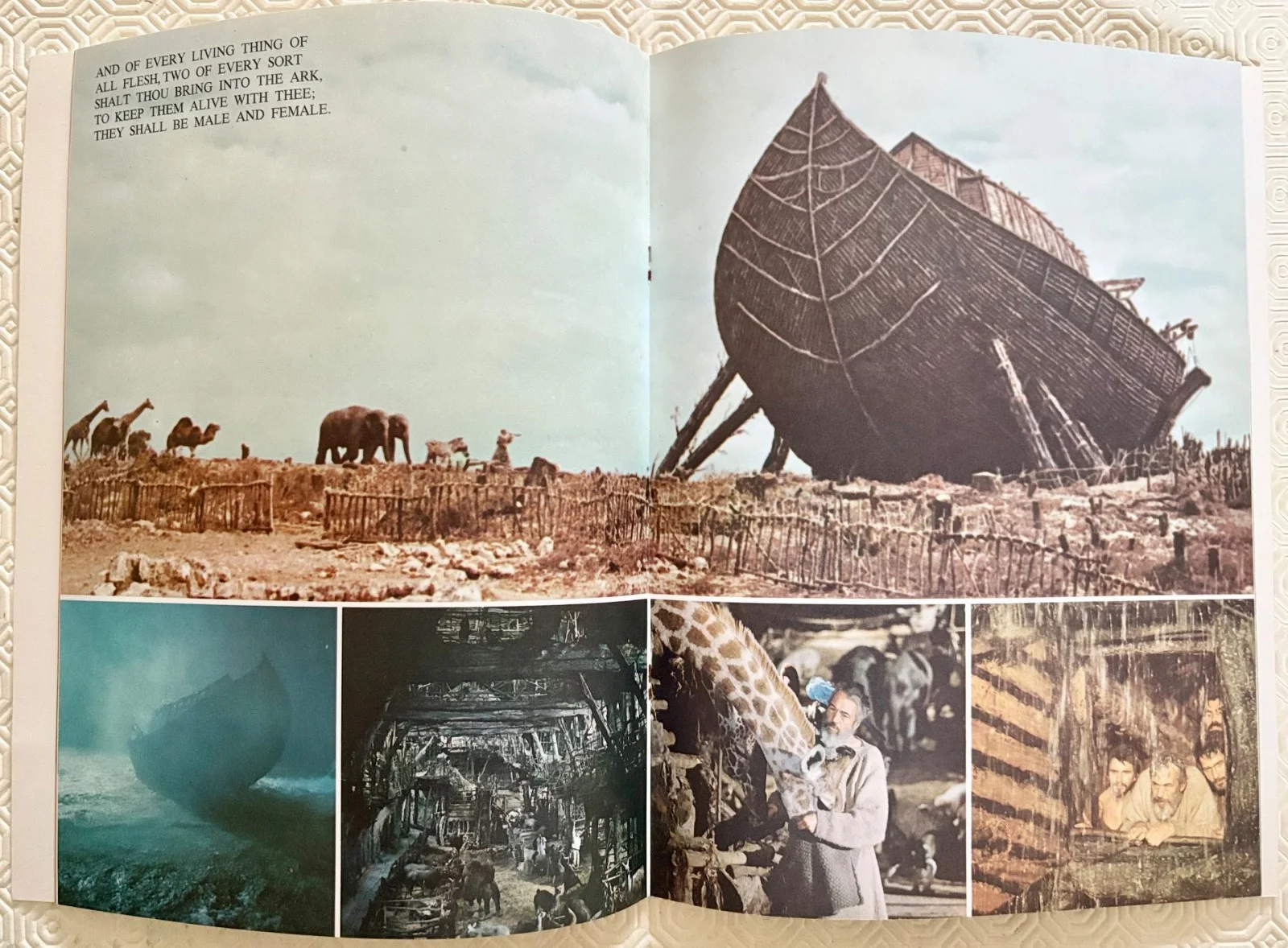 Dino De Laurentiis The Bible Cinema Souvenir Programme 1966 Ava Gardner, изображение 3