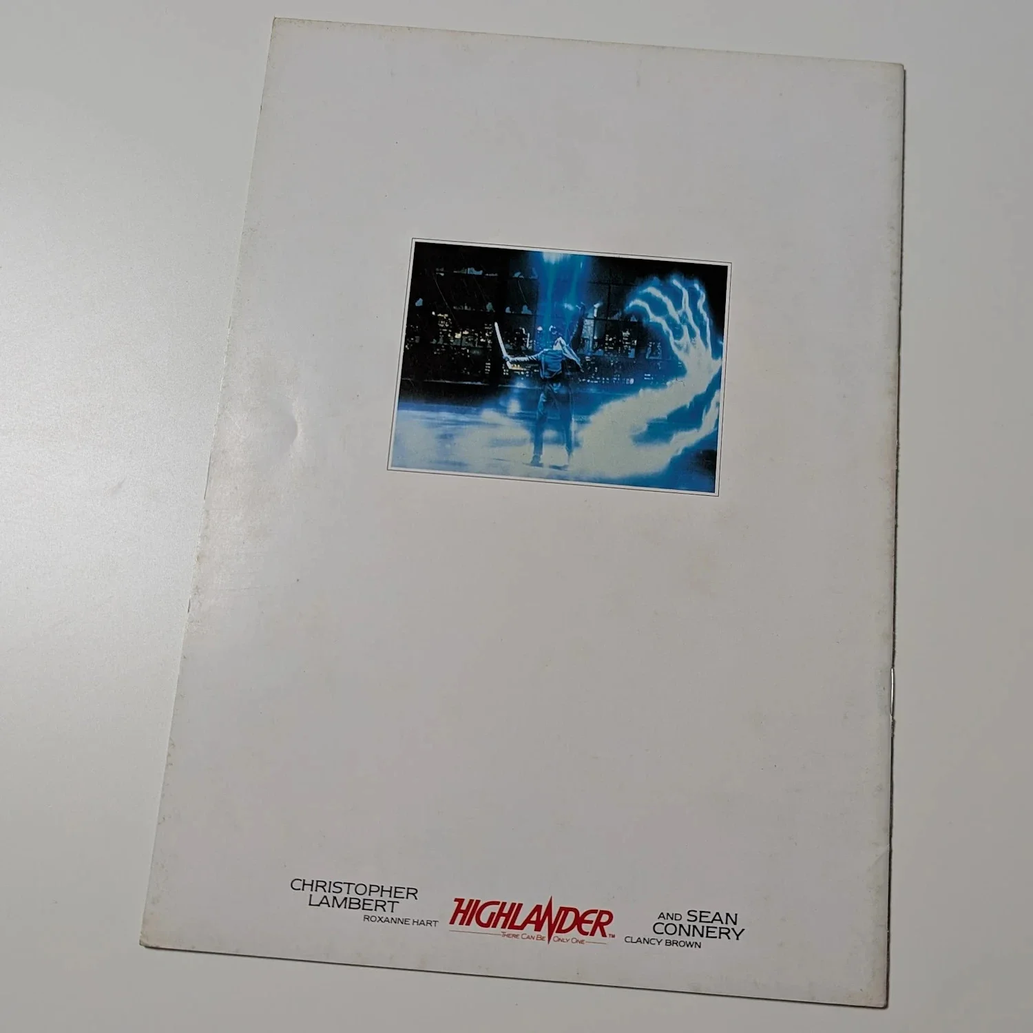 HIGHLANDER (1986) Vintage Japanese Movie Programme! approx. 24 pages, QUEEN!, image 2