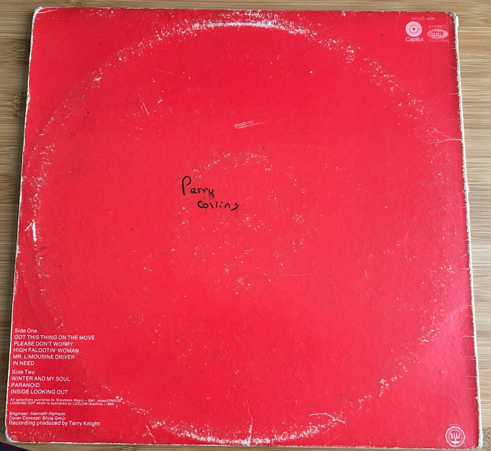 Grand Funk Railroad "Grand Funk" Vinyl - Autographed/Signed - Mark Farner +1, изображение 5