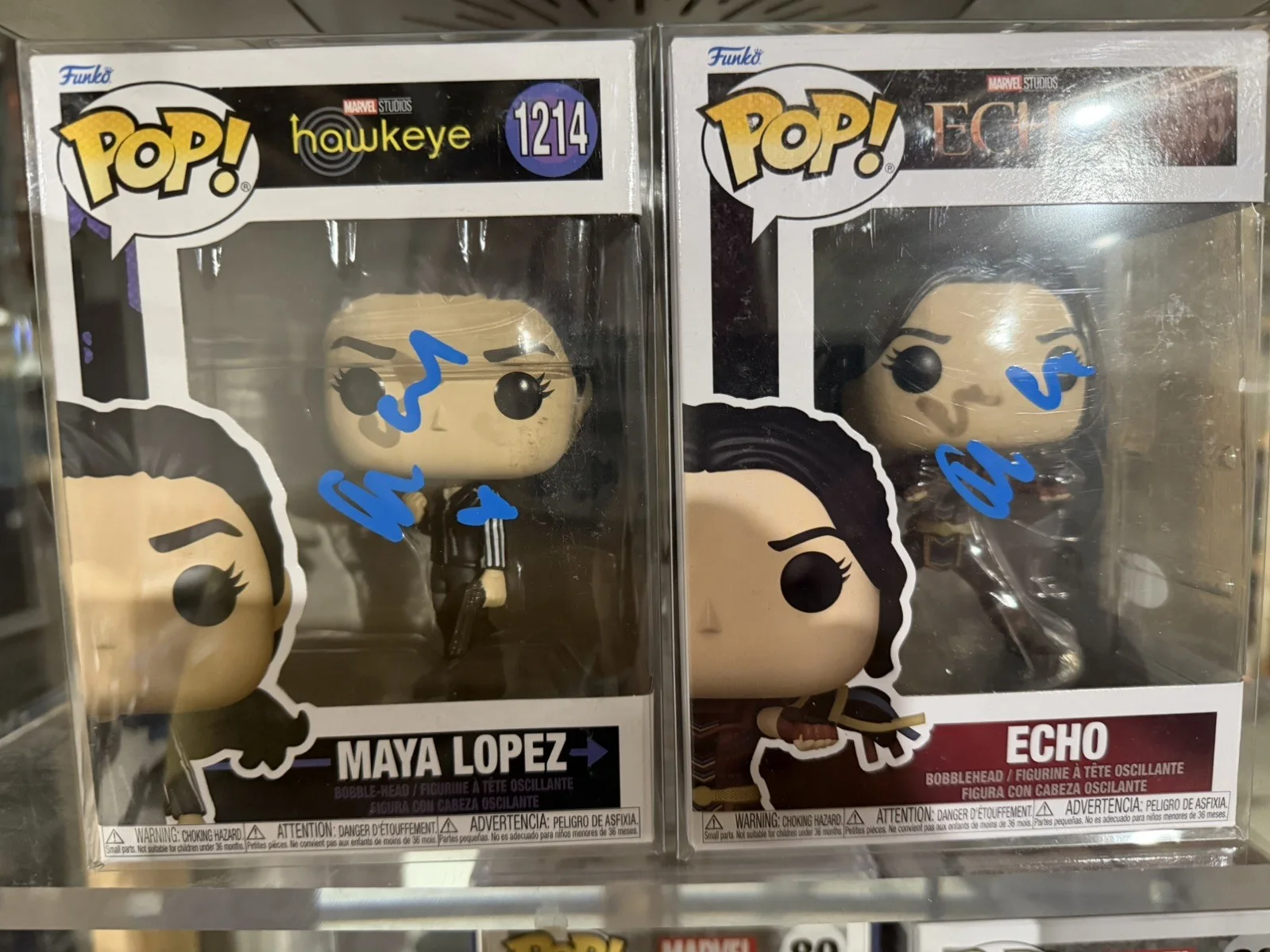 Alaqua Cox — Alaqua Cox "Echo" AUTOGRAPH Signed 1335 Funko Pop Vinyl Figure & Maya Lopez