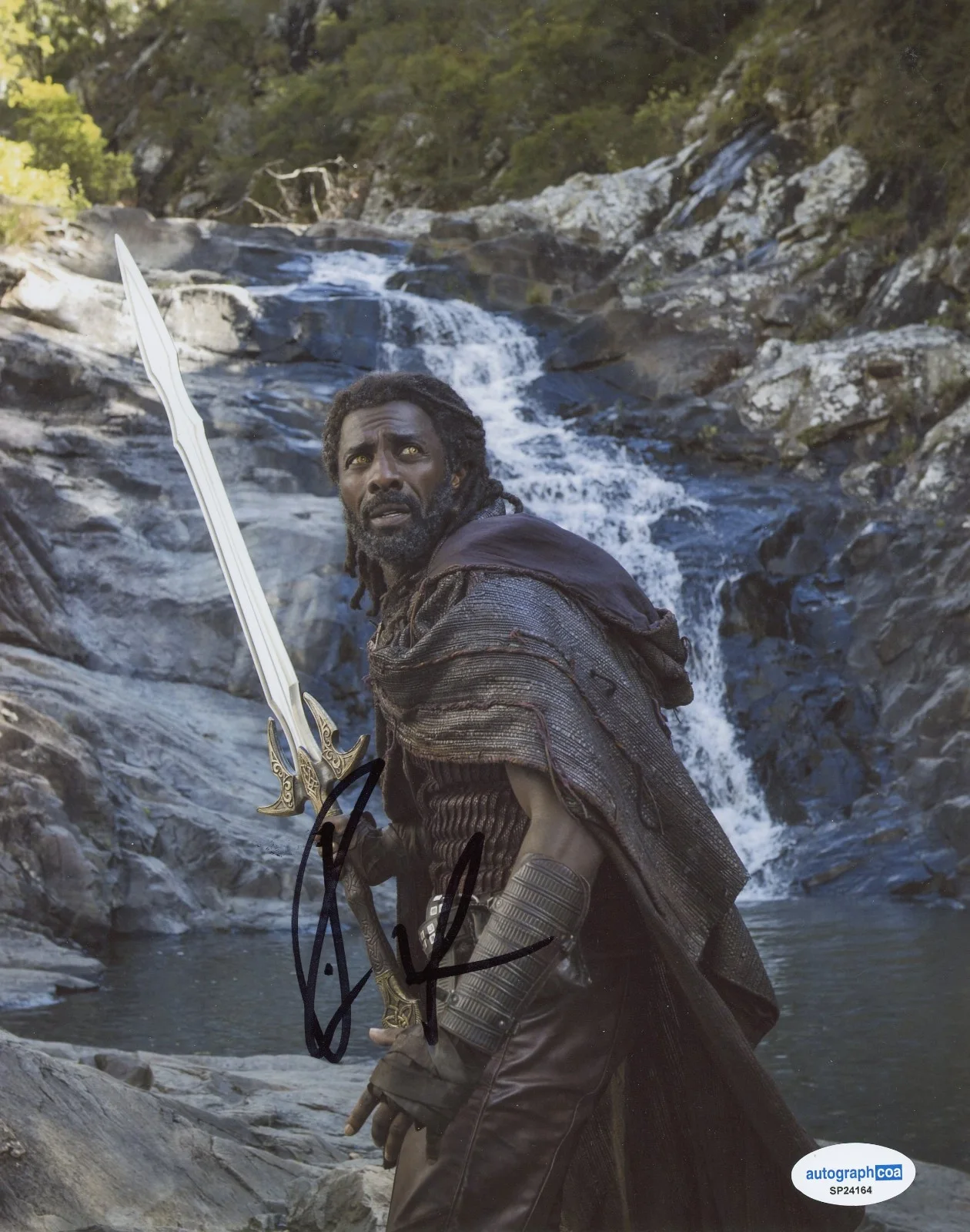 Idris Elba — Idris Elba Signed Autographed THOR RAGNAROK Heimdall 8x10 Photo EXACT Proof ACOA, изображение 2