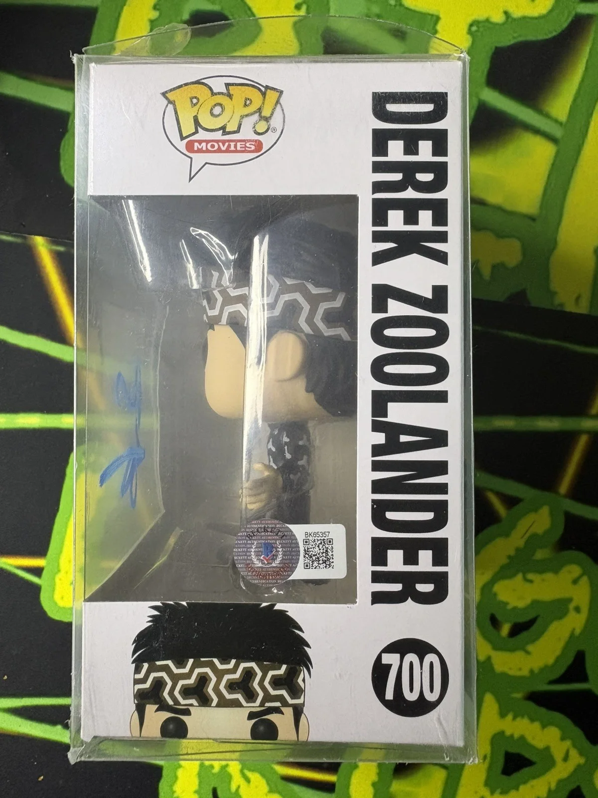 Ben Stiller — Ben Stiller "Zoolander" Signed Derek Zoolander 703 Funko Pop Beckett COA, image 2