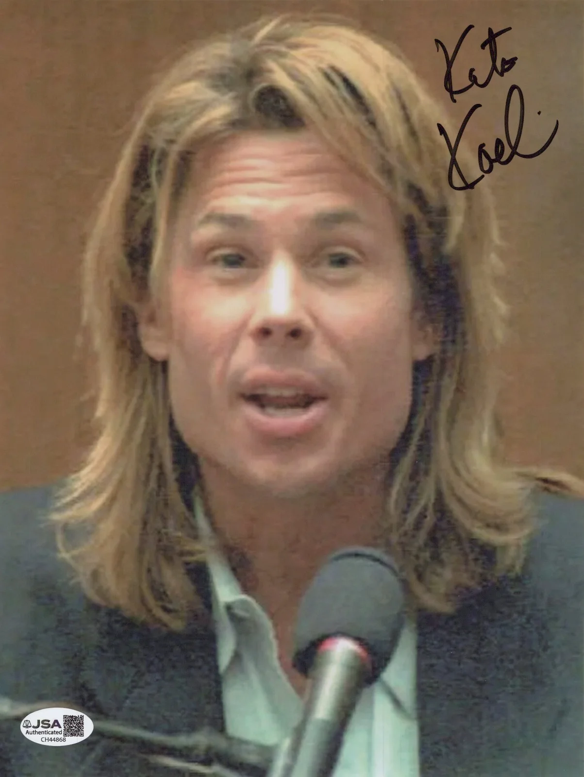 KATO KAELIN — KATO KAELIN Signed TESTIFIES IN O.J. TRIAL 8x10 Photo Autograph JSA COA CERT