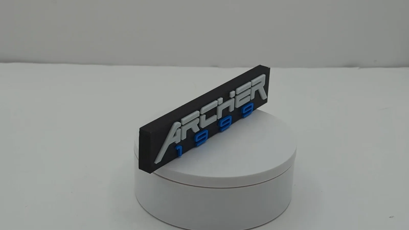 Archer:1999 - 3D printed logo for desk or wall mount., image 2